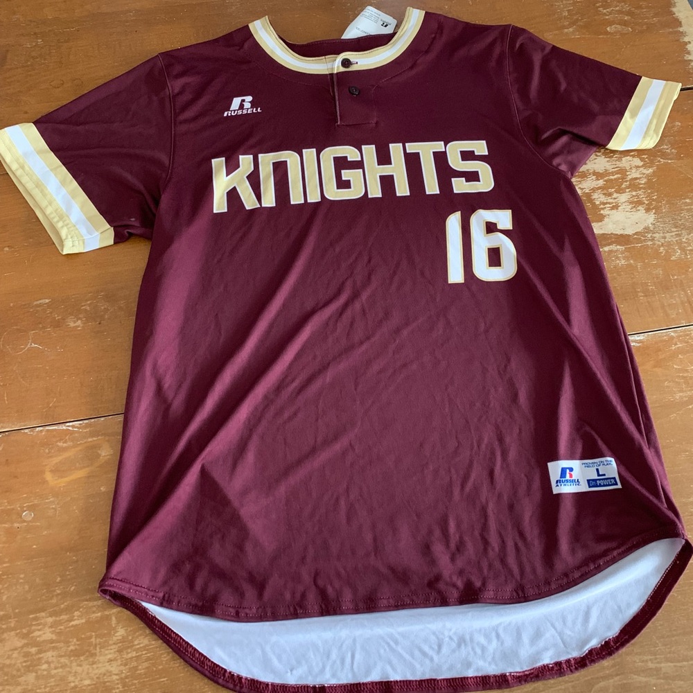 Russell athletics Knights baseball jersey